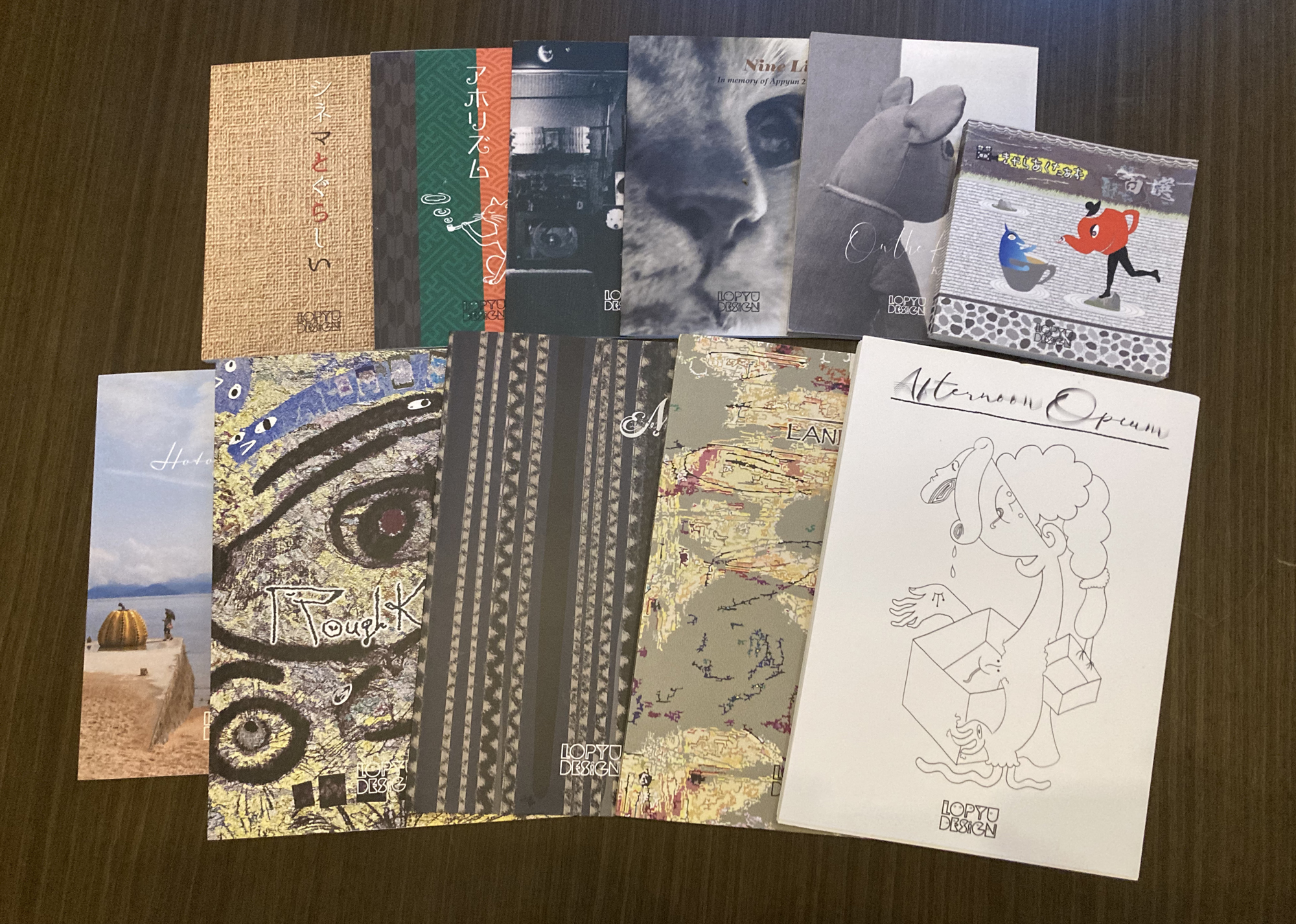 LOPYUDESIGNのZINEシリーズ